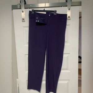 Kim Rogers purple dress pants